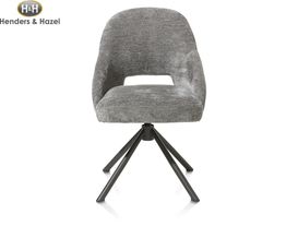 Henders & Hazel Stuhl "Nikolas", Grau, drehbar
