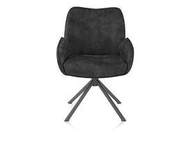 Henders & Hazel Armlehnstuhl "Riley", drehbar, schwarz