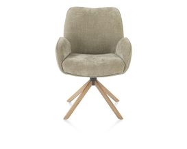 Henders & Hazel Armlehnstuhl "Riley", drehbar, olivfarben
