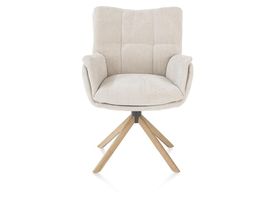 Henders & Hazel Armlehnstuhl "Juna", cremefarben