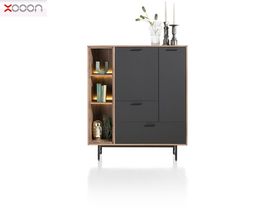 XOOON Highboard "Torano", ca. 125x145 cm