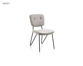 XOOON Stuhl "June" taupe/hellgrau