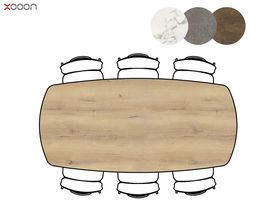 XOOON Tresentisch "Masura" in Eiche