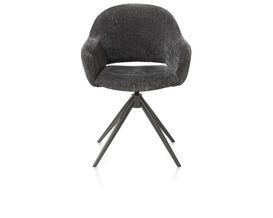 XOOON Armlehnstuhl "Finn", drehbar, anthrazit