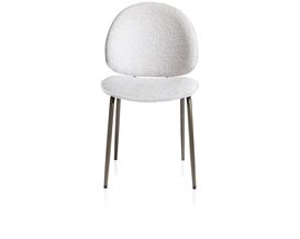 Coco Maison Stuhl "Kjel", Creme/Champagnerfarbig