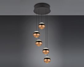 LED-Pendelleuchte "Orbit", Up- and Down-Beleuchtung, ca. 30/150 cm