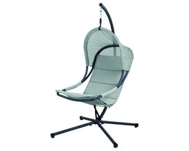 Hängesessel "Lagoma", blau, inkl. Kissen