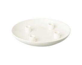 Kerzenhalter für vier Kerzen in Schale, Keramik