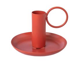 Kerzenständer, Metall, Coralle