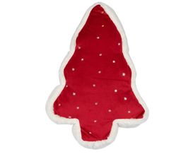 Kissen Baumform rot, ca. 31x45 cm