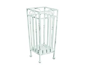 Schirmständer "Hella", Metall antikweiß lackiert