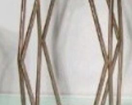 Beistelltisch "Hamm", bronzefarbig, ca. 37x50 cm