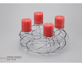 Tischleuchter für vier Kerzen, silber