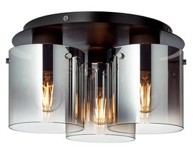 Deckenleuchte "Beth" Rauchglas, 35cm