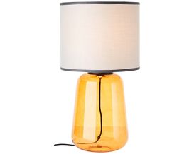 Tischlampe "Hydra", Grau/Gelb