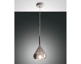 Pendelleuchte "Lila", grau