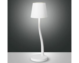 Akku-Design-Tischleuchte "Judy", weiß