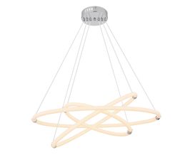 LED-Pendelleuchte "Epi" Höhenverstellbar Chrom