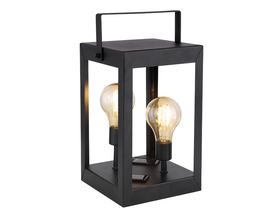 LED-Solarleuchte Metall / Kunststoff