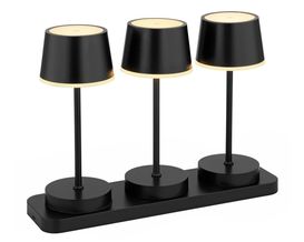 LED-Tischleuchte "Dawson", 3er-Set, inkl. USB-Kabel und Akku