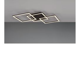 LED-Deckenleuchte "Trail", mattschwarzes Metall