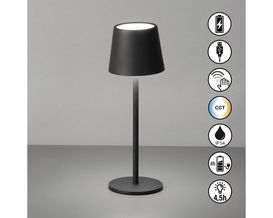 LED-Tischleuchte "Roxi" inkl. USB-Kabel und Touchdimmer, schwarz