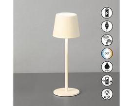 LED-Tischleuchte "Roxi" inkl. USB-Kabel und Touchdimmer, sand