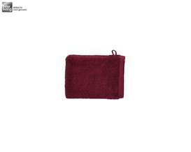 Interliving 9108 Waschhandschuh Dunkelrot, ca. 16x21 cm