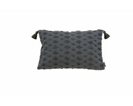 Kissenhülle anthrazit, ca. 40x60 cm