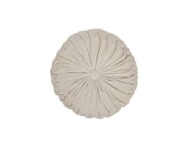 Roomio Kissenhülle No. 9401, rund, Samt, beige