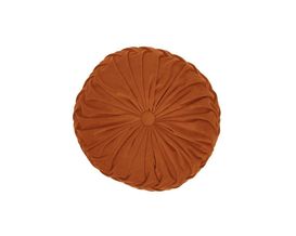 Roomio Kissenhülle No. 9401, rund, Samt, rostfarben