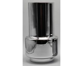 Glasvase in Zylinderform, ca. 25 cm hoch