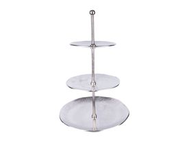 Etagere aus Aluminium, ca. 62 cm hoch