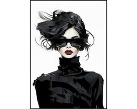 Leinwand auf Holzrahmen, ca. 70x100 cm