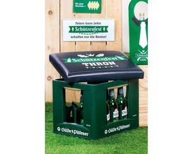 Bierkasten Sitzpolster "Schützenfest Thron", ca. 34x44 cm