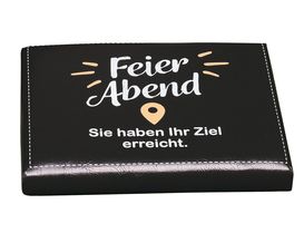 Bierkasten Sitzpolster "Feierabend", ca. 34x44 cm