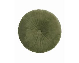 Kissen, rund, gefüllt, grün