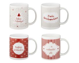 Becher mit Weihnachtsmotiv