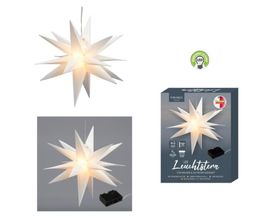 LED-Stern weiß, outdoor, ca. 35 cm