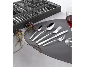 68-teiliges Besteckset "Loft", Edelstahl poliert