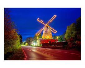 Fotoleinwand, Alte Mühle Werl, ca. 60x80 cm