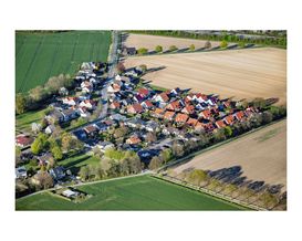 Fotoleinwand, Blick auf Budberg, ca. 60x80 cm