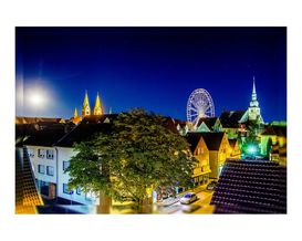 Fotoleinwand, Riesenrad Kirmes in Werl, ca. 60x80 cm