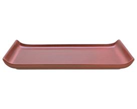 Servierplatte "Sierra Nevada", rot, Steinzeug, ca. 33 cm