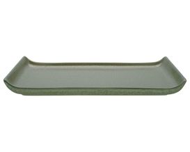 Servierplatte "Sierra Nevada", grün, Steinzeug, ca. 33 cm