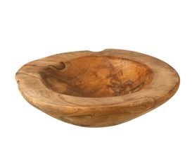 Schale "Igor" aus Teakholz, ca. 27x26 cm