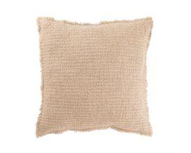 Kissen, ausgefranst, ca. 50x50 cm