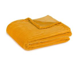 Decke Cord, ca. 150x200 cm, gelb