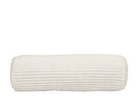 Kissenrolle, Cord, ca. 70x22 cm, weiß