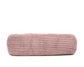 Kissenrolle, Cord, ca. 70x22 cm, altrosa